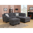 Emerald Home Furnishings Clayton II Fabric 2 pc Sectional U8060-11-12-23B-K IMAGE 4
