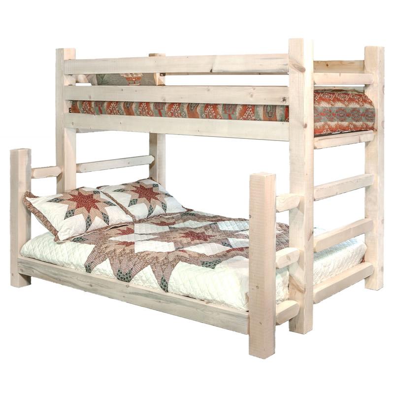 Montana Woodworks Kids Beds Bunk Bed Homestead MWHCBBTFN IMAGE 1