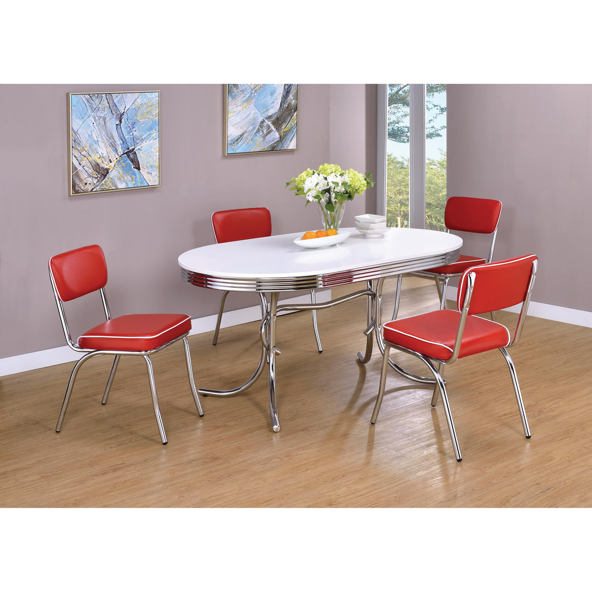 Coaster Furniture Retro 2065 5 pc Dining Set
