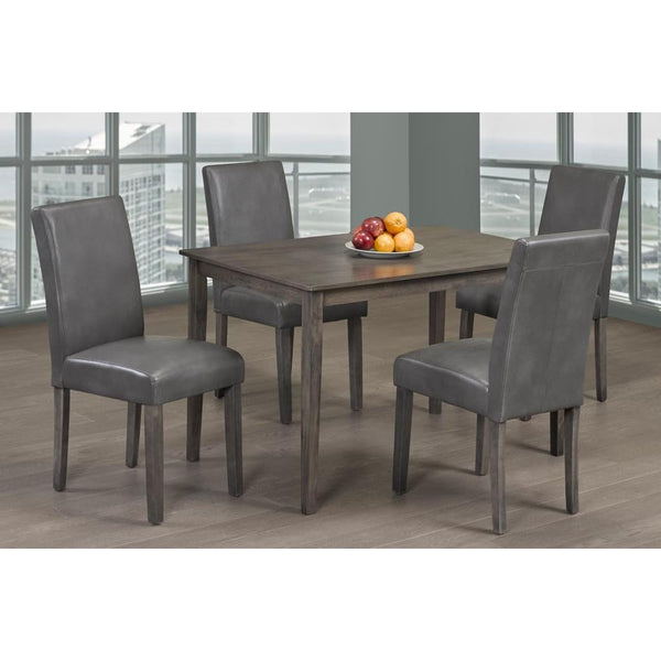 Titus Furniture T3116/248G 5 pc Dining Set - Grey IMAGE 1