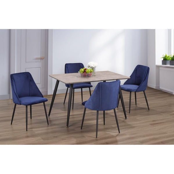 Titus Furniture T3310/212B 5 pc Dining Set - Blue IMAGE 1