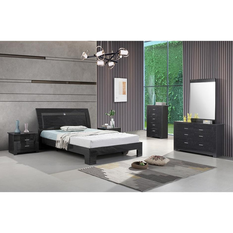 IFDC Alice 8 pc King Platform Bedroom Set IMAGE 1