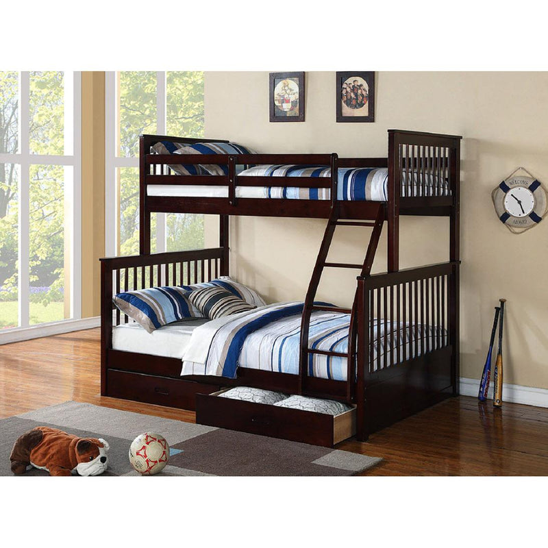 IFDC Kids Beds Bunk Bed B 122E/B-DR-E IMAGE 1