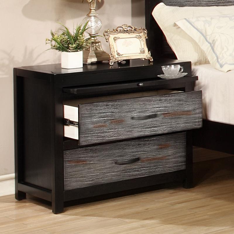 Minhas Furniture Andrew 2-Drawer Nightstand ANDREW-04 IMAGE 1