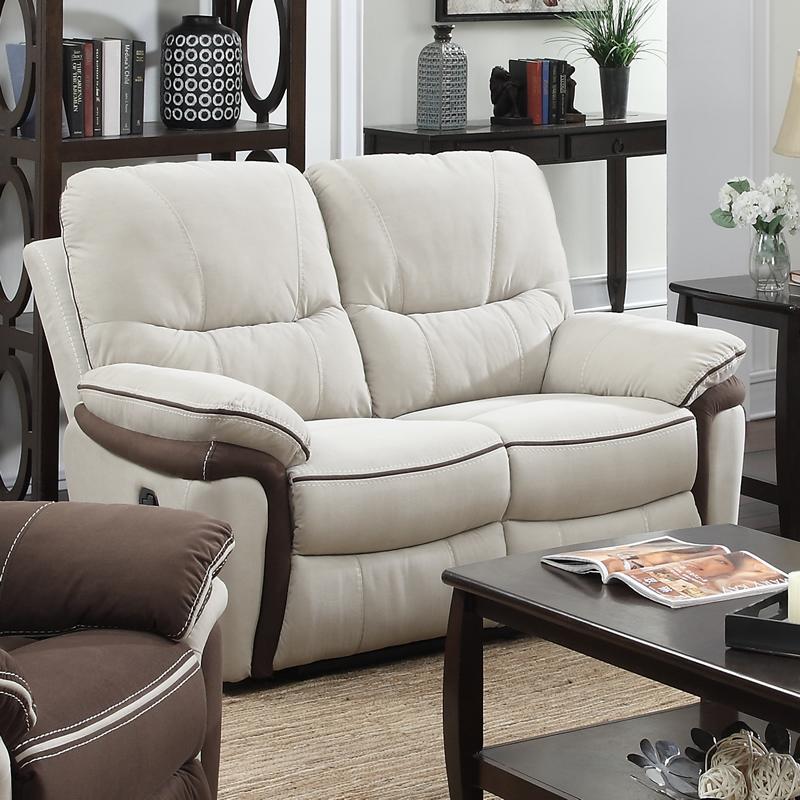 Minhas Furniture Toronto Reclining Fabric Loveseat TORONTO-GC-02 IMAGE 1