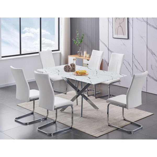 IFDC T-1442/ C-1878 7 pc Dining Set IMAGE 1