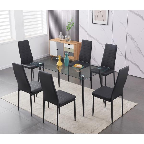 IFDC T-5031|C-5054 7 pc Dining Set IMAGE 1