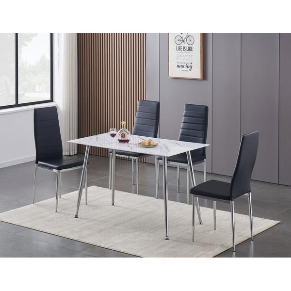 IFDC T-5080|C-5081 5 pc Dining Set IMAGE 1