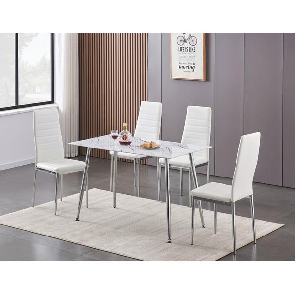 IFDC T-5080|C-5082 5 pc Dining Set IMAGE 1