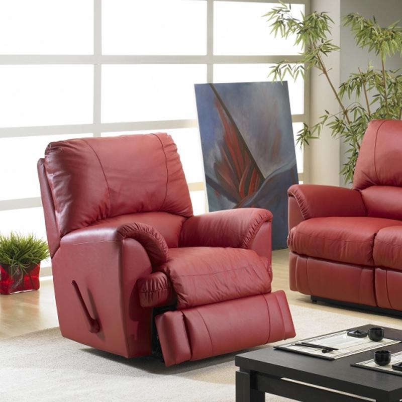 Elran Mylaine Rocker Leather Recliner 20882-MEC-02 IMAGE 1