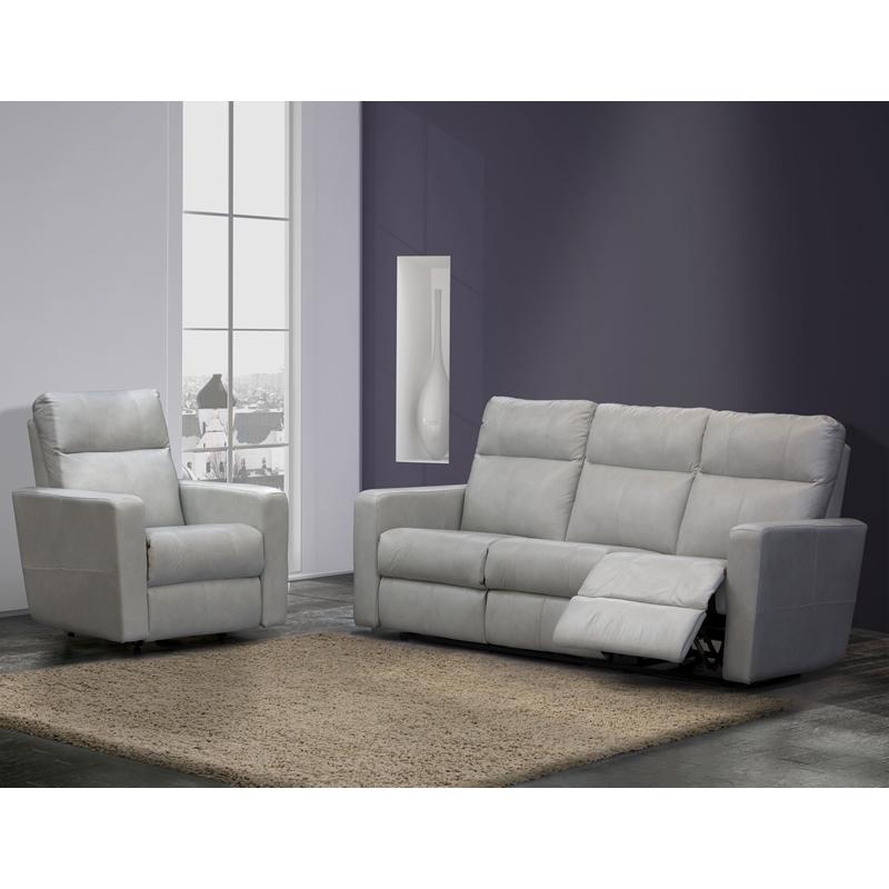 Elran Ellen Reclining Leather Sofa 40136-MEC-06 IMAGE 2