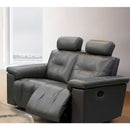 Elran Axel Manual Reclining Leather Loveseat 4025-100/4025-110 IMAGE 1