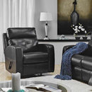 Elran Chloe Rocker Leather Recliner Chloe 40472-MEC-02 Rocker Recliner IMAGE 1