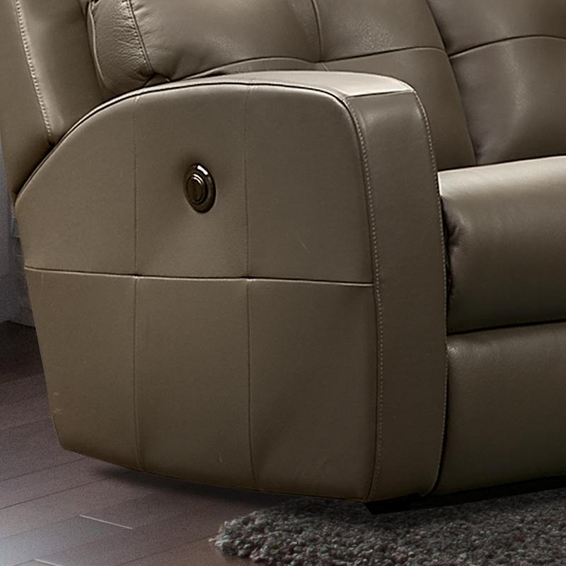Elran Chloe Reclining Leather Sectional Chloe 4047-I Sectional IMAGE 2