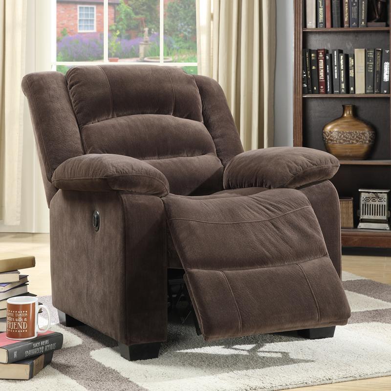 Minhas Furniture Glasgow Power Fabric Recliner GLASGOW-P-CC-03 IMAGE 1