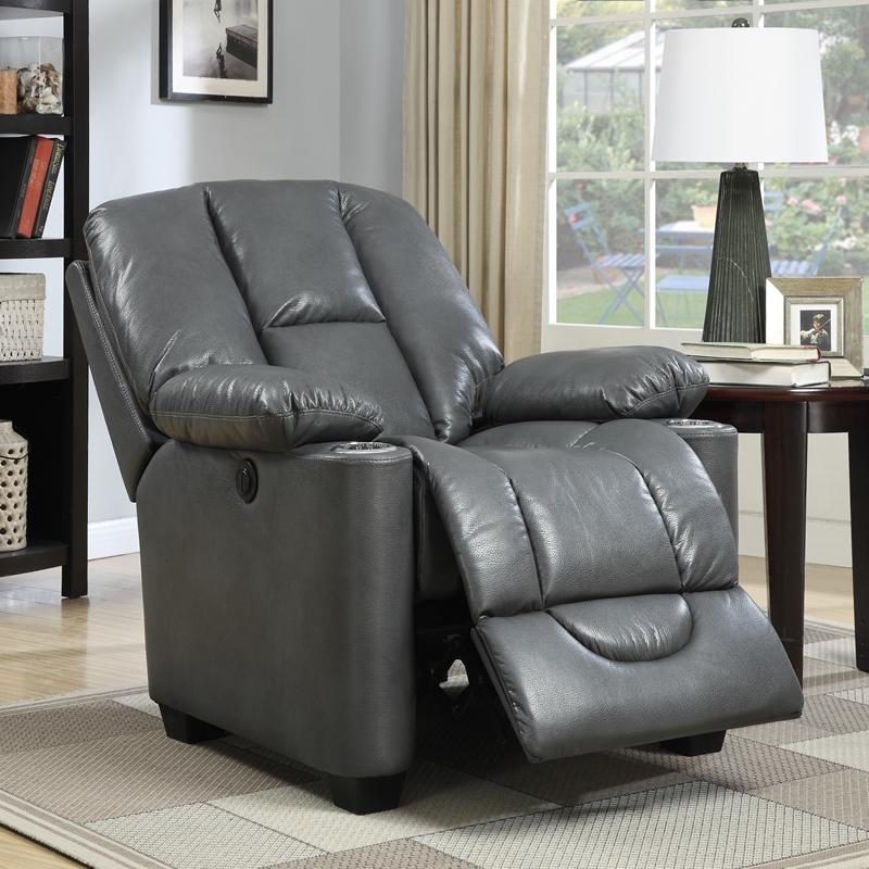 Minhas Furniture Amsterdam Power Leather Air Recliner AMSTERDAM-LAG-03 IMAGE 1