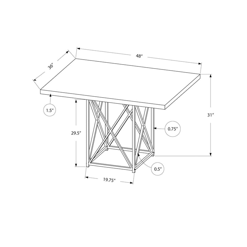 Monarch Dining Table with Trestle Base I 1046 IMAGE 9