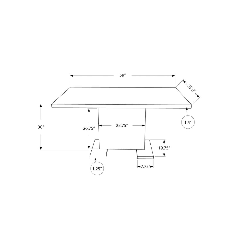 Monarch Dining Table with Pedestal Base I 1090 IMAGE 5