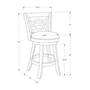  Monarch Pub Height Stool I 1251 IMAGE 5