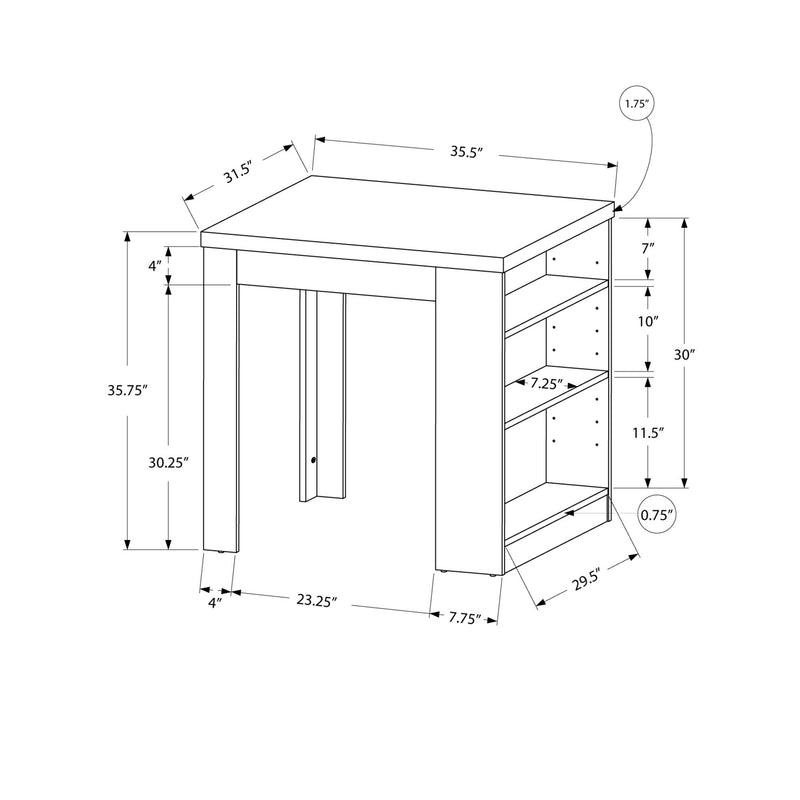 Monarch Counter Height Dining Table I 1345 IMAGE 5