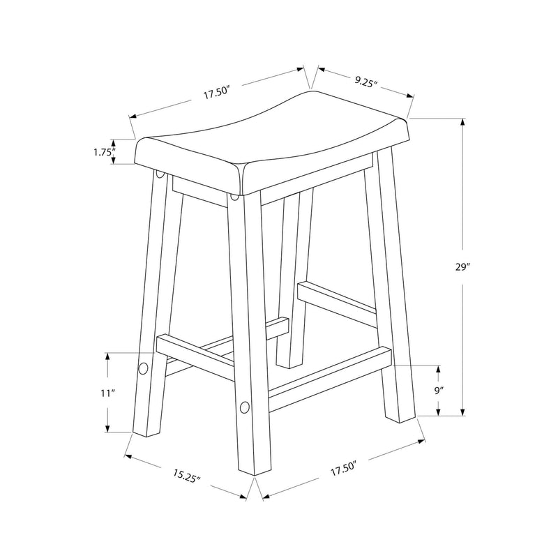 Monarch Pub Height Stool I 1534 IMAGE 5