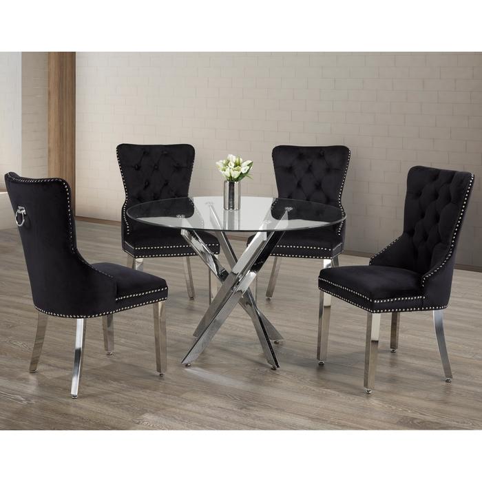 IFDC T-1447/ C-1261 5 pc Dining Set IMAGE 1