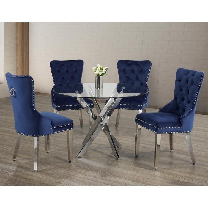 IFDC T-1447/ C-1262 5 pc Dining Set IMAGE 1