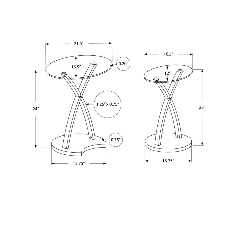 Monarch Nesting Tables I 3013 IMAGE 5