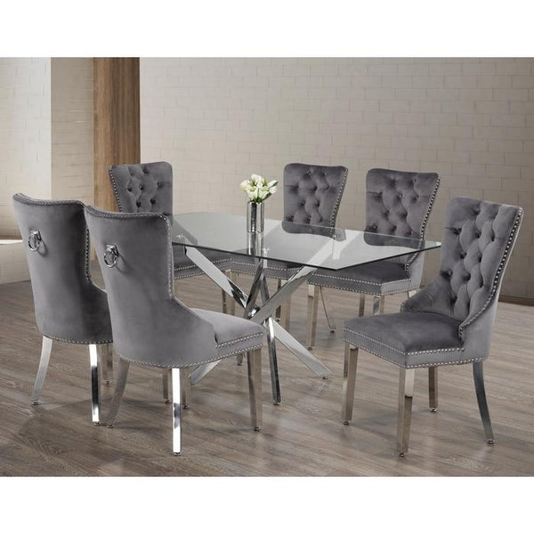 IFDC T-1448/ C-1260 7 pc Dining Set IMAGE 1