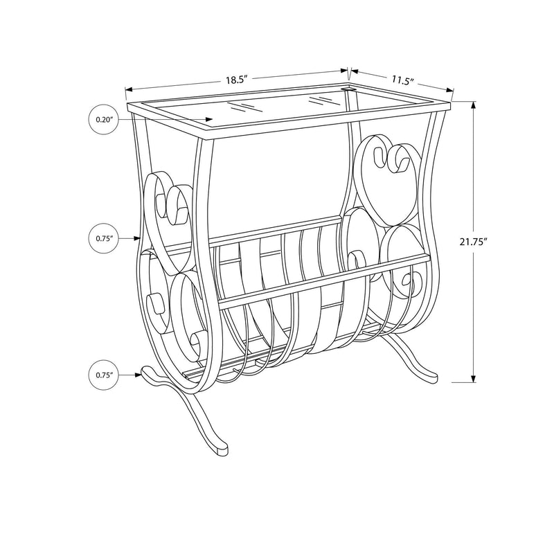 Monarch Accent Table I 3312 IMAGE 5