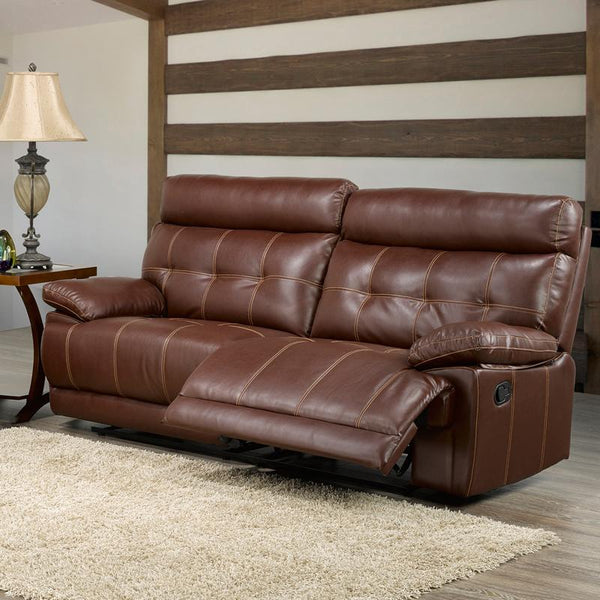 IFDC Reclining Bonded Leather Sofa IF 8006 - S IMAGE 1