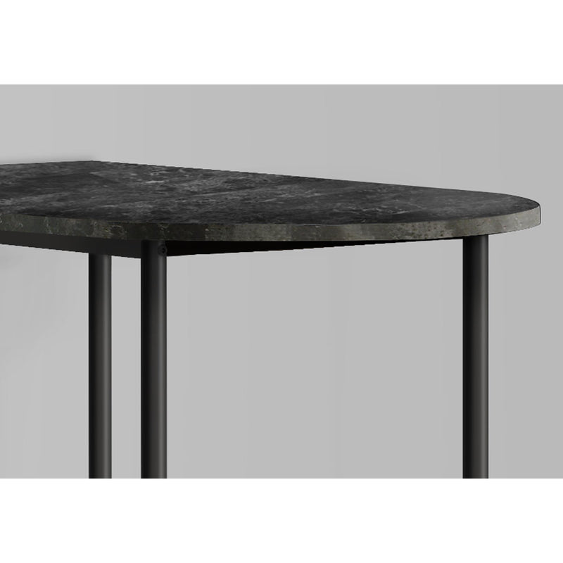 Monarch Pub Height Dining Table with Faux Marble Top & Trestle Base I 2325 IMAGE 3