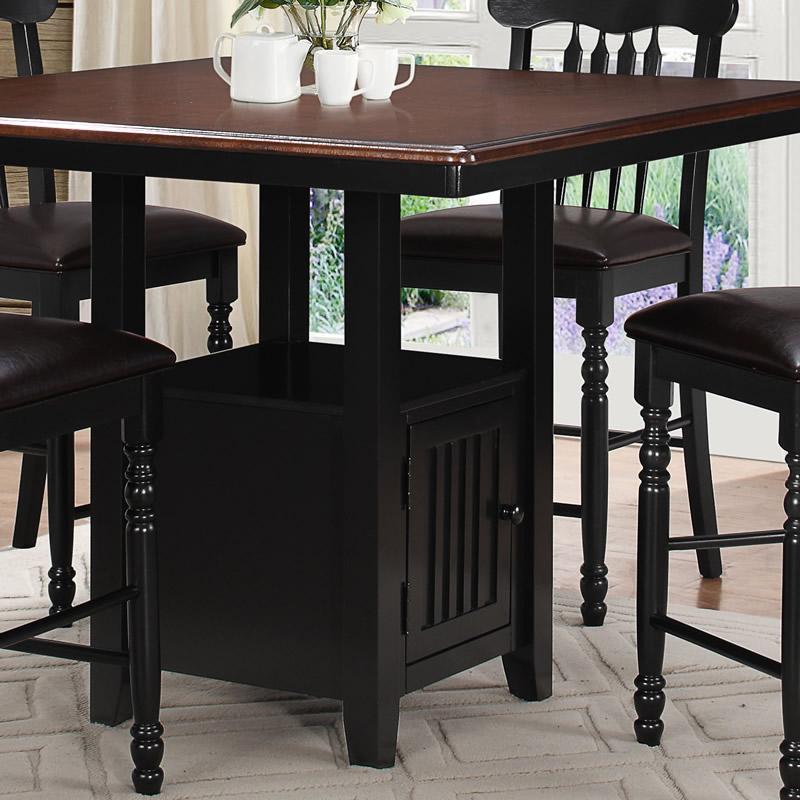 Brassex Square Soho Pub Height Dining Table HM4646TW-36 IMAGE 2