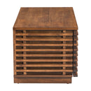  Zuo Linea 199053 Narrow Entertainment Stand - Walnut IMAGE 2