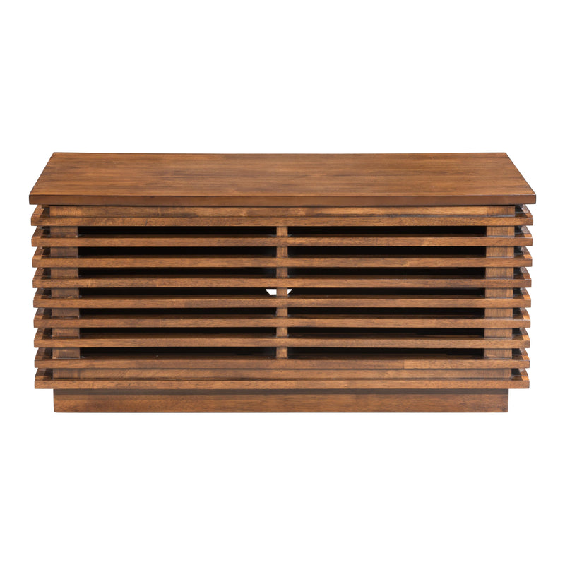  Zuo Linea 199053 Narrow Entertainment Stand - Walnut IMAGE 3