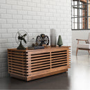  Zuo Linea 199053 Narrow Entertainment Stand - Walnut IMAGE 7