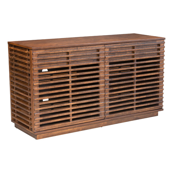  Zuo Linea 199051 Credenza - Walnut IMAGE 1