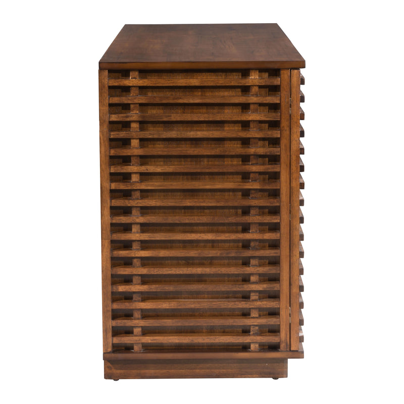  Zuo Linea 199051 Credenza - Walnut IMAGE 2