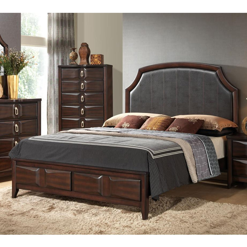 IFDC Nina Queen Platform Bed Nina 60" Bed IMAGE 1