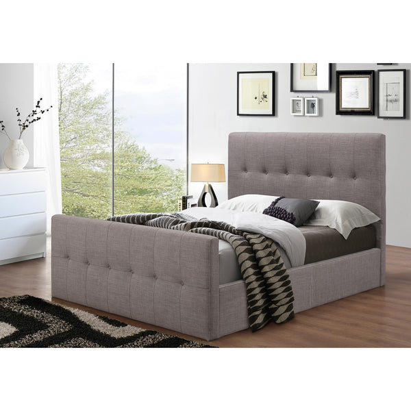 IFDC Queen Upholstered Platform Bed IF 198 - 60 IMAGE 1