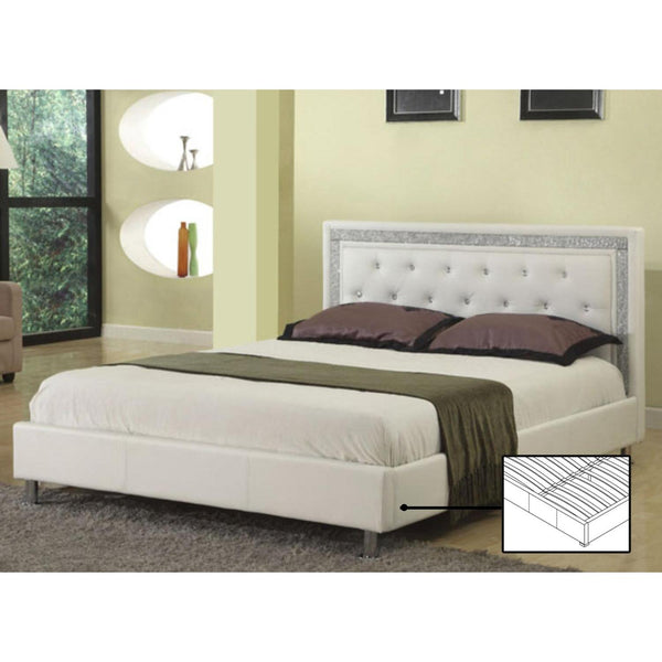 IFDC Full Upholstered Platform Bed IF 161 - 54 IMAGE 1