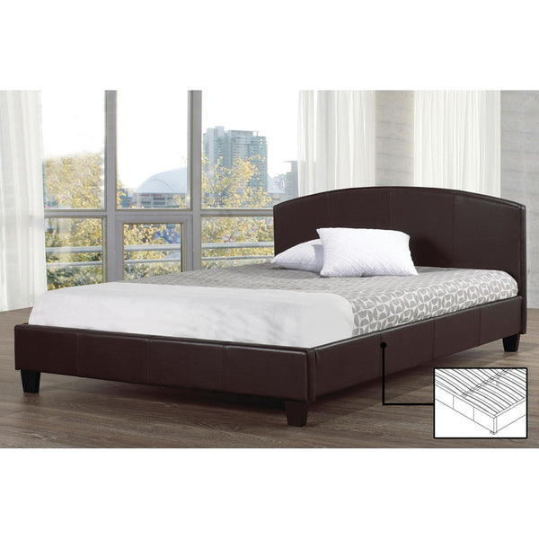 IFDC Full Upholstered Platform Bed IF 133E - 54 IMAGE 1