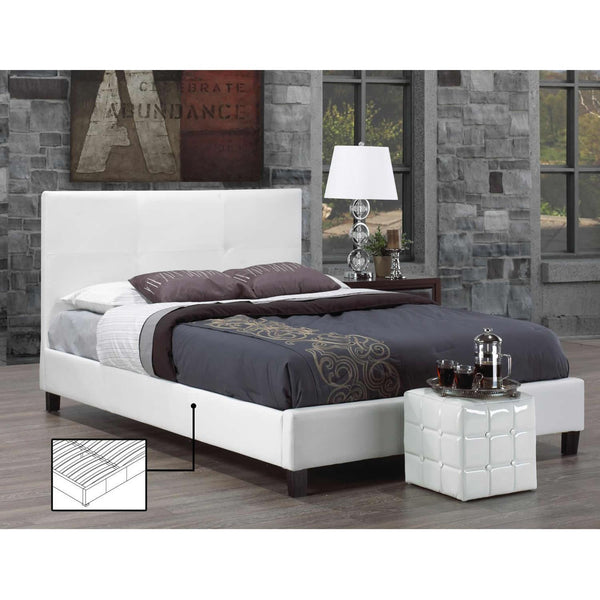 IFDC Full Upholstered Platform Bed IF 130W - 54 IMAGE 1