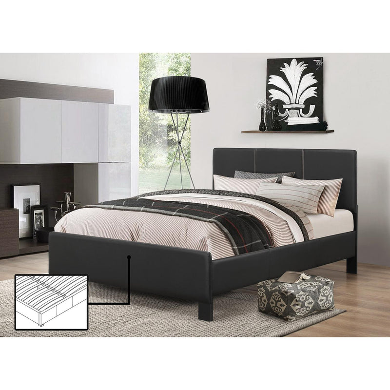 IFDC Full Upholstered Platform Bed IF 175 - 54 IMAGE 1