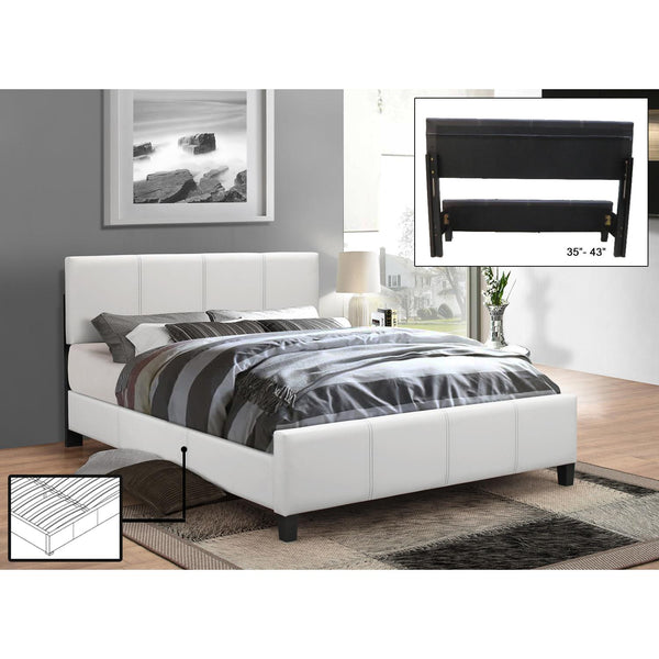 IFDC Full Upholstered Platform Bed IF 174 - 54 IMAGE 1