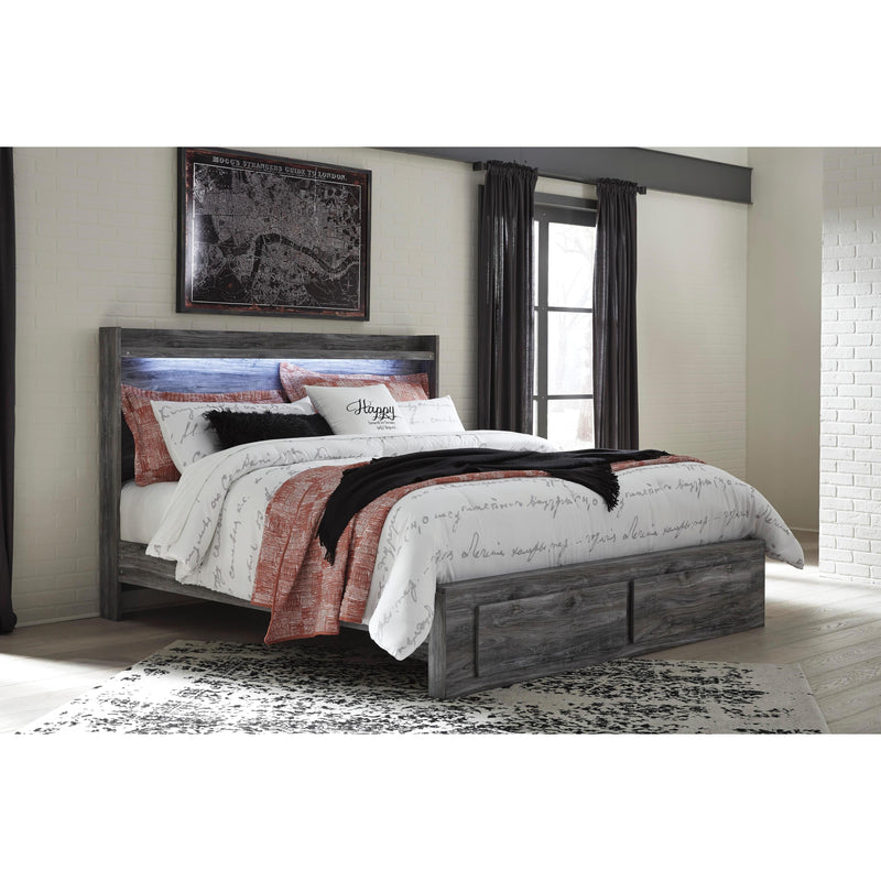 Signature Design by Ashley Baystorm B221B37 4 pc King Panel Storage Bedroom Set IMAGE 2