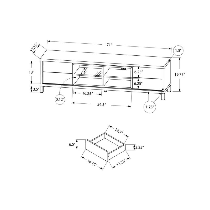 Monarch TV Stand I 2537 IMAGE 5