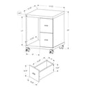 Monarch Office Desk Components Storage Unit I 7055 IMAGE 11