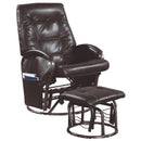  Monarch Swivel, Rocker Leather look Recliner I 7273 IMAGE 1