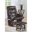  Monarch Swivel, Rocker Leather look Recliner I 7273 IMAGE 3
